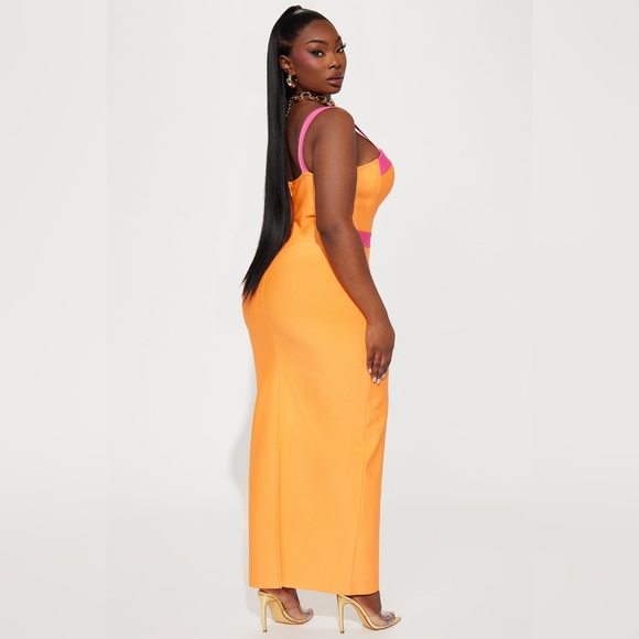 Fashion nova color block dress - Picture 5 of 8